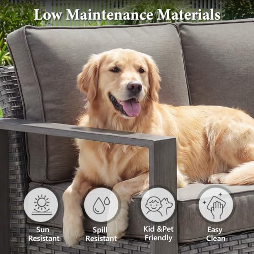 Metal Outdoor Patio Furniture Set of 2 - Image 6