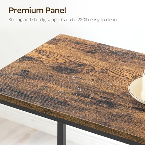 55" Long Bar Table, Counter Bar Height Table, High Top Table, Rectangular - Image 6