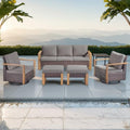 Outdoor Wicker Patio Furniture Set of 6 by Rilyson