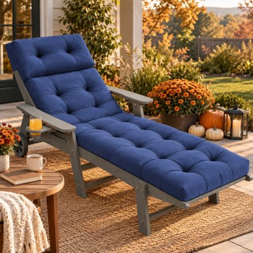 Chaise Lounge Cushion, Waterproof Patio Cushion, 74.4 x 22 Inch by PALHMLIY%E2%80%93ElevateYourEscape