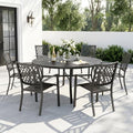 Sophia & William 7 Pc Round Outdoor Dining Set by SophiaWilliam