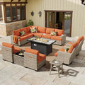 HOOOWOOO Outdoor Sectional Patio Furniture Set by DesignforBetterLife