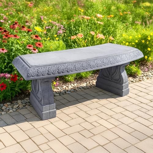Arcadia Garden Products BE02 Fiberclay Garden, Outdoor Bench, Patio Seating - Image 2