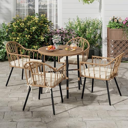 DWVO Outdoor Patio Dining Table Round - Image 6
