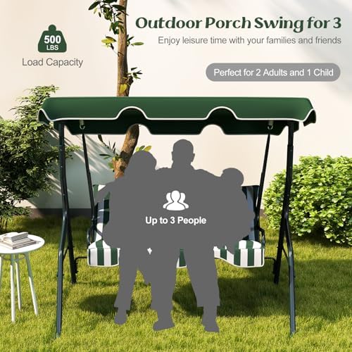 Tangkula 3 Person Porch Swing - Image 3