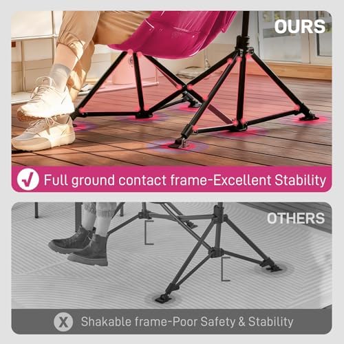 EVER ADVANCED Padded Oversized Hammock Camping Chair, Compact Heavy Duty Swing - Image 6