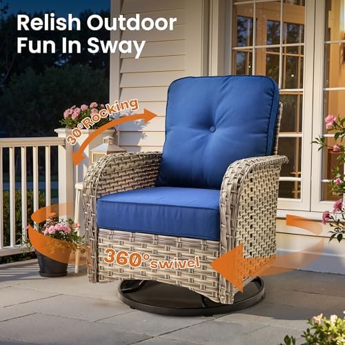 ovios 8 Piece Patio Sectional Furniture - Image 3