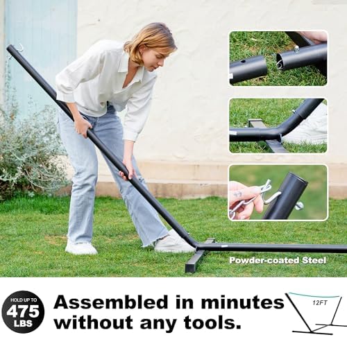 GAFETE 2 Person Hammock with Stand - Image 7