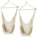 Barydat 2 Pcs Hanging Hammock Chair Boho Swing Chair by home