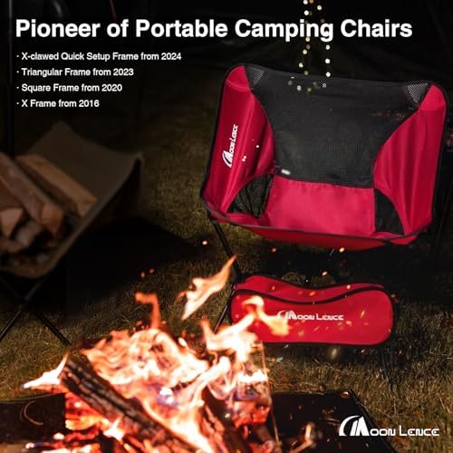 MOON LENCE Portable Camping Chair Backpacking Chair - Image 3