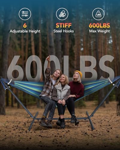 Everyfun Double Hammock with Stand - Image 3