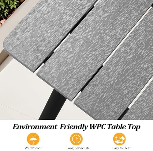 95" Patio Outdoor Dining Table for 10 Person - Image 4