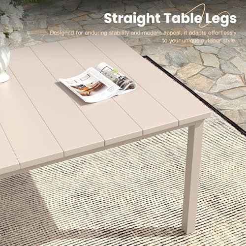 VICLLAX Outdoor Patio Dining Table - Image 5