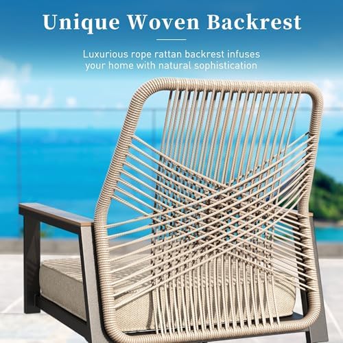 9pc Patio Dining Set, 57.5" Square Table & 8 Swivel Chairs - Image 2