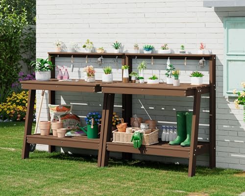 SERWALL 3-Tier Outdoor Potting Bench by SERWALL