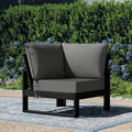 Rockaway Outdoor HDPE Sectional Corner Sofa Seat by Costaelm
