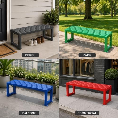 Patio Bench, Backless Garden Bench, Potting Benches - Image 5