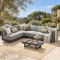 Sophia & William 6PCS HDPE Patio Sectional Furniture Set by SophiaWilliam