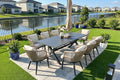 PURPLE LEAF 9 Pieces Patio Dining Set by PURPLELEAF
