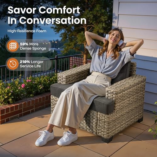 ovios 8 Piece Patio Sectional Furniture - Image 2