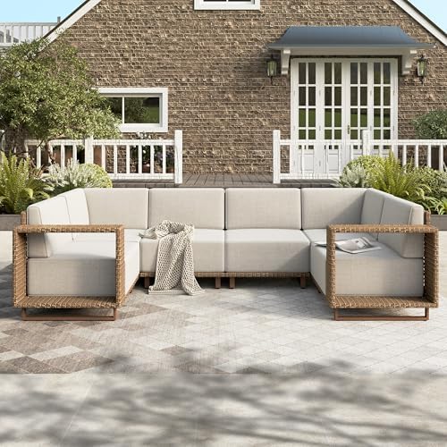 6-Piece Patio Sectional Furniture Set by HERASHOUSE