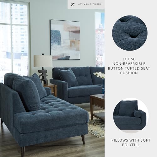 Signature Design by Ashley Bixler Mid-Century Modern Tufted Right-arm Facing - Image 4