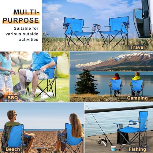 Joyfair Camping Chairs for Adult, Large Folding Lawn Chair - Image 7