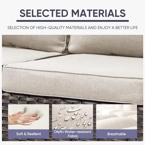7 Pieces Patio Furniture Set - Image 2