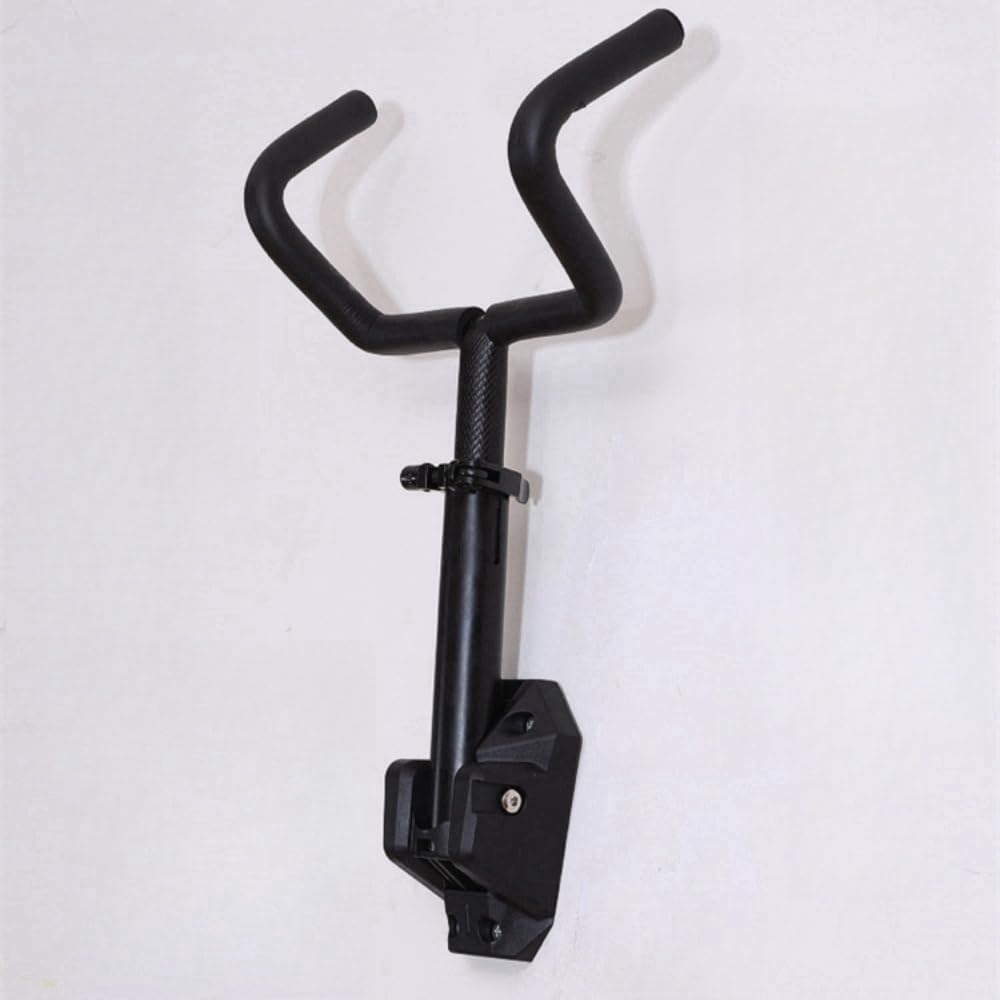 Bicycle Wall Mount Rack, Adjustable Angle, Foldable Design, with Mounting Hardware, Black (Screw fixation)