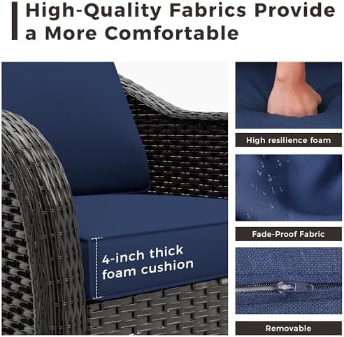 3 Seater Outdoor Patio Couch - Image 6
