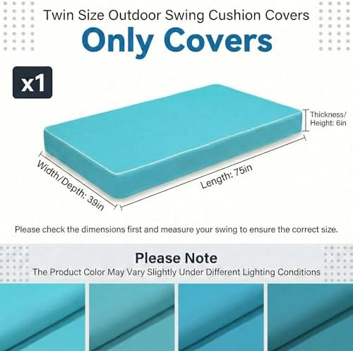 Outdoor Twin Porch Mattress Cover - Image 2