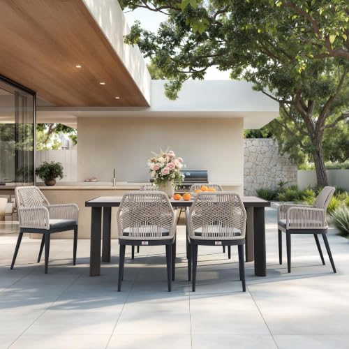 PURPLE LEAF 7 Pieces Patio Dining Set - Image 2
