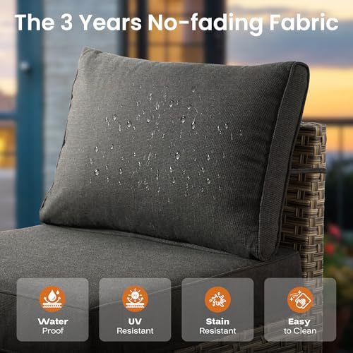 ovios 8 Piece Patio Sectional Furniture - Image 6