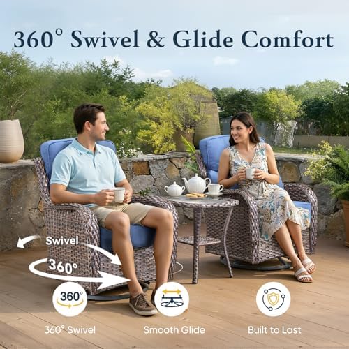Luxury 6" Thick Cushioned 7 Pieces Patio Furniture Set - Image 3