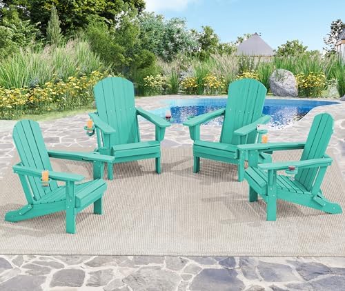 SERWALL Outdoor Adirondack Chair Set of 8 - Image 2