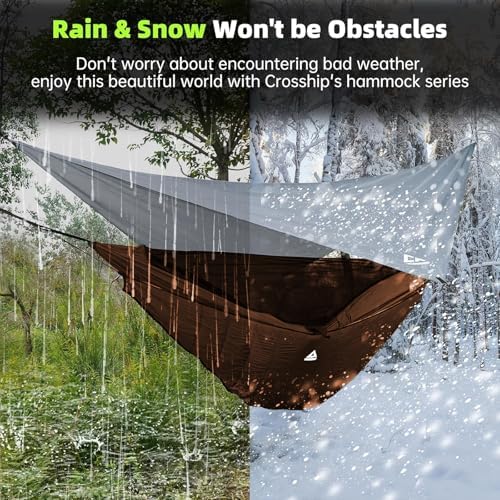 Camping Hammock with Mosquito Net, Underquilt & Rain Fly Tarp - Image 4