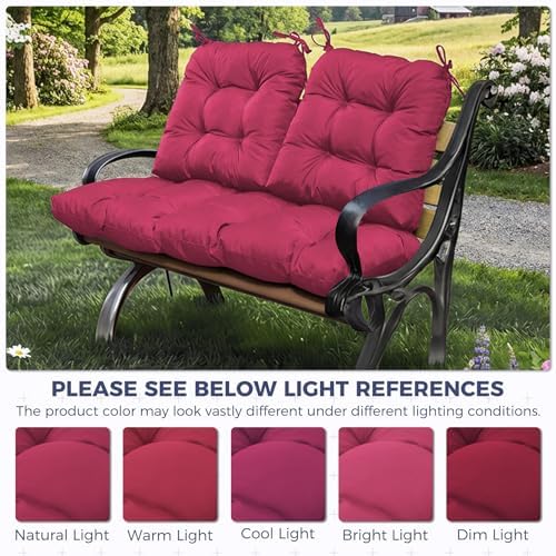 Wicker Chair Cushions of 3 Pieces, Waterproof Cushions - Image 5