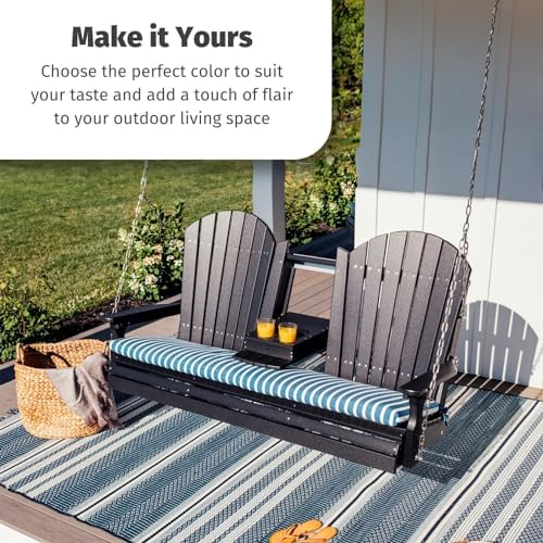 5' Adirondack Hanging Porch Swing - Image 5