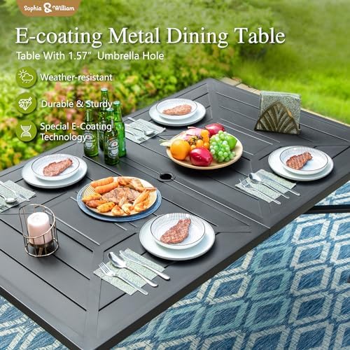 Sophia & William Patio Dining Set - Image 6