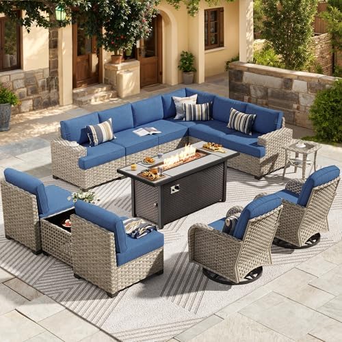 HOOOWOOO Outdoor Sectional Patio Furniture Set by DesignforBetterLife