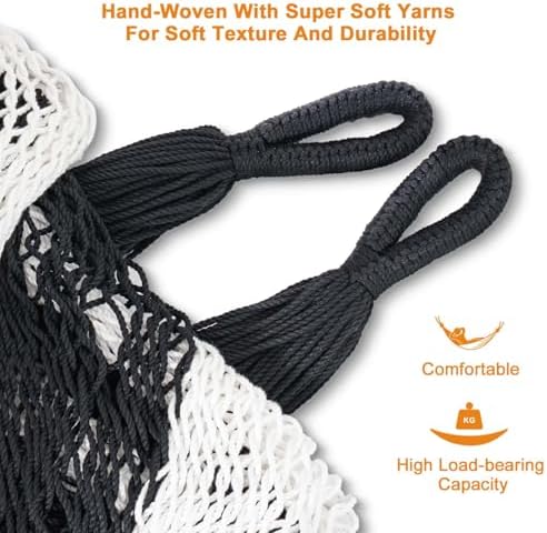 Lazy Daze XL Handwoven Mayan Hammock, 10.5FT Double Camping Hammocks - Image 3