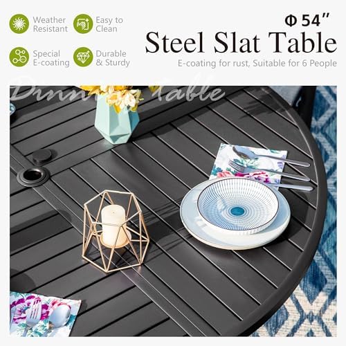 Sophia & William 7 Pcs Patio Dining Set - Image 5