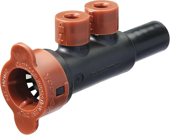 Orbit 67047-1/2" x 1/4" Drip-Lock 2-Port Extension Manifold (10)