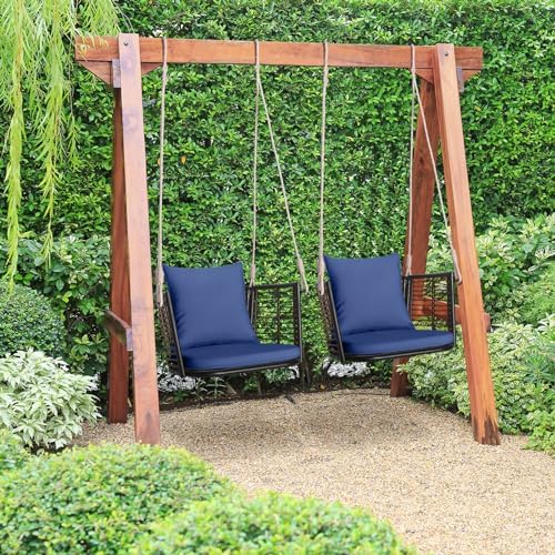 HAPPYGRILL 2 Pack Outdoor Porch Swing - Image 2