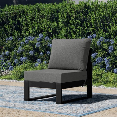 Rockaway Outdoor HDPE Sectional Armless Chair by Costaelm