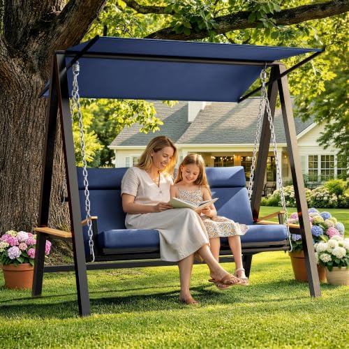 Pamapic 3-4 Seat Porch Swing by Pamapic