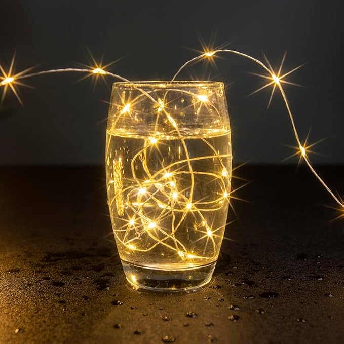 Fairy Lights Plug in,100FT 600 LEDs Waterproof String Lights,Twinkle Light with Remote for Outdoor Indoor Christmas Wedding Birthday Garden Party Decorations,2 Inch Space,Warm White