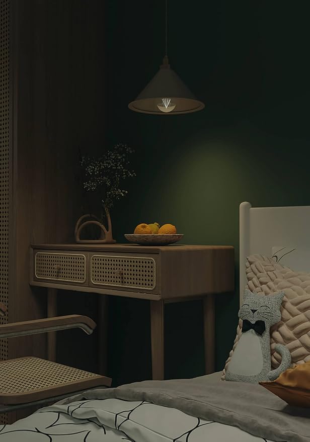 Dimoon 118''x15.7'' Emerald Dark Skin Peel and Stick Wallpaper Contact Paper Modern Self Adhesive Wall Paper Removable Renter Friendly Textured Solid Vinyl Roll (118''x15.7'',Emerald Dark Skin)