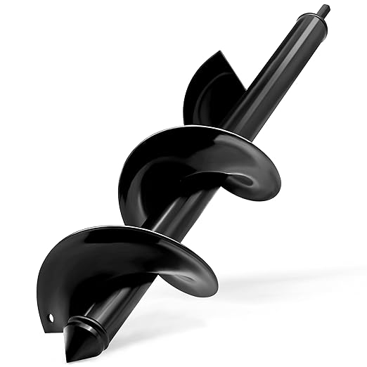 4 x 16 Inch Auger Drill Bit for Planting–Garden Spiral Hole Drill Planter for Bulbs, Bedding Plants & Umbrella Holes|3/8" Hex Drive|The Ultimate Bulb Planter Tool for Cordless Drill