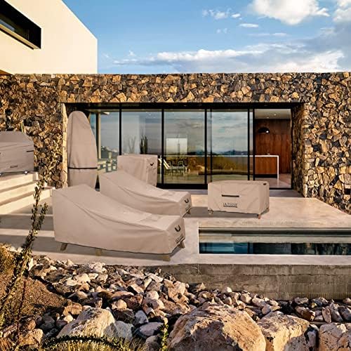 ULTCOVER Waterproof Outdoor Chaise Lounge Cover 64L x 28W x 30H in - Image 5